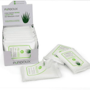 Purdoux CPAP Mask Wipes Travel Box (Aloe Vera - unscented)